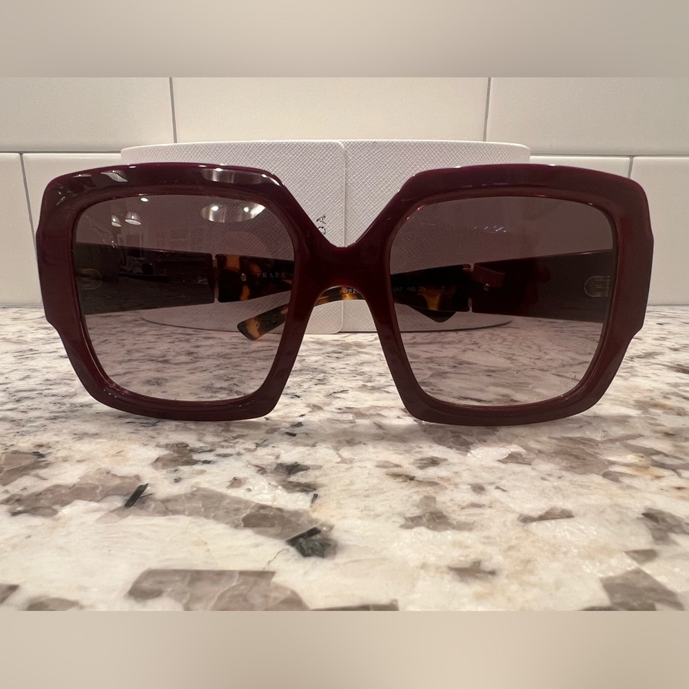 Prada Burgundy Sunglasses